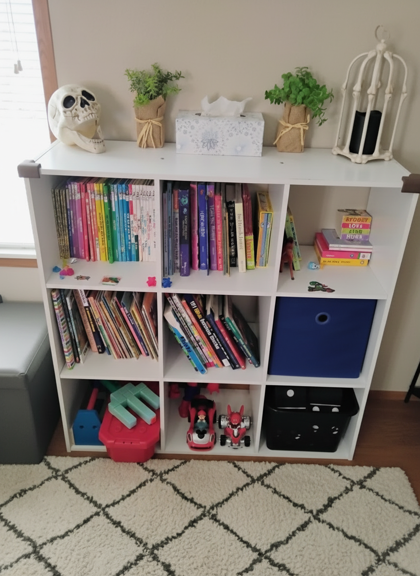 9-Würfel-Aufbewahrungseinheit – Organisieren Sie Ihr Wohnzimmer, Schlafzimmer oder Büro