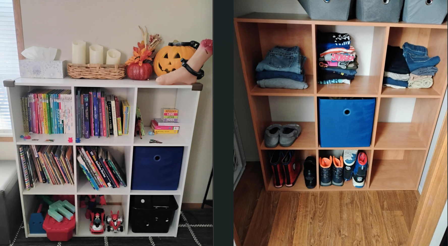 9-Würfel-Aufbewahrungseinheit – Organisieren Sie Ihr Wohnzimmer, Schlafzimmer oder Büro